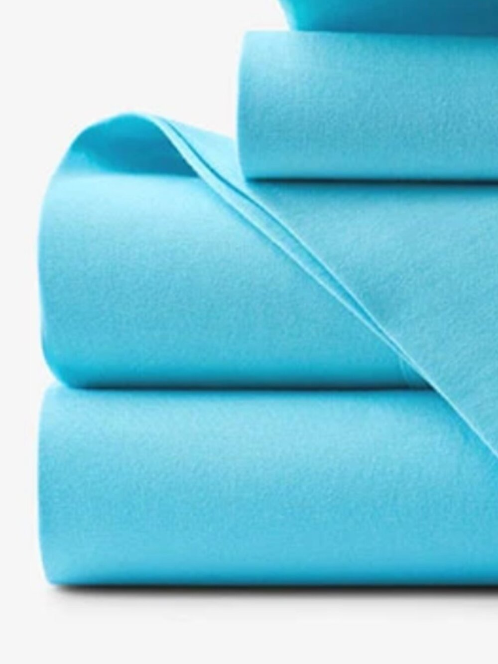 Company Store twin flat & fitted sheet set turquoise
